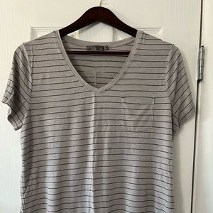 Prana Women Striped Tee XL